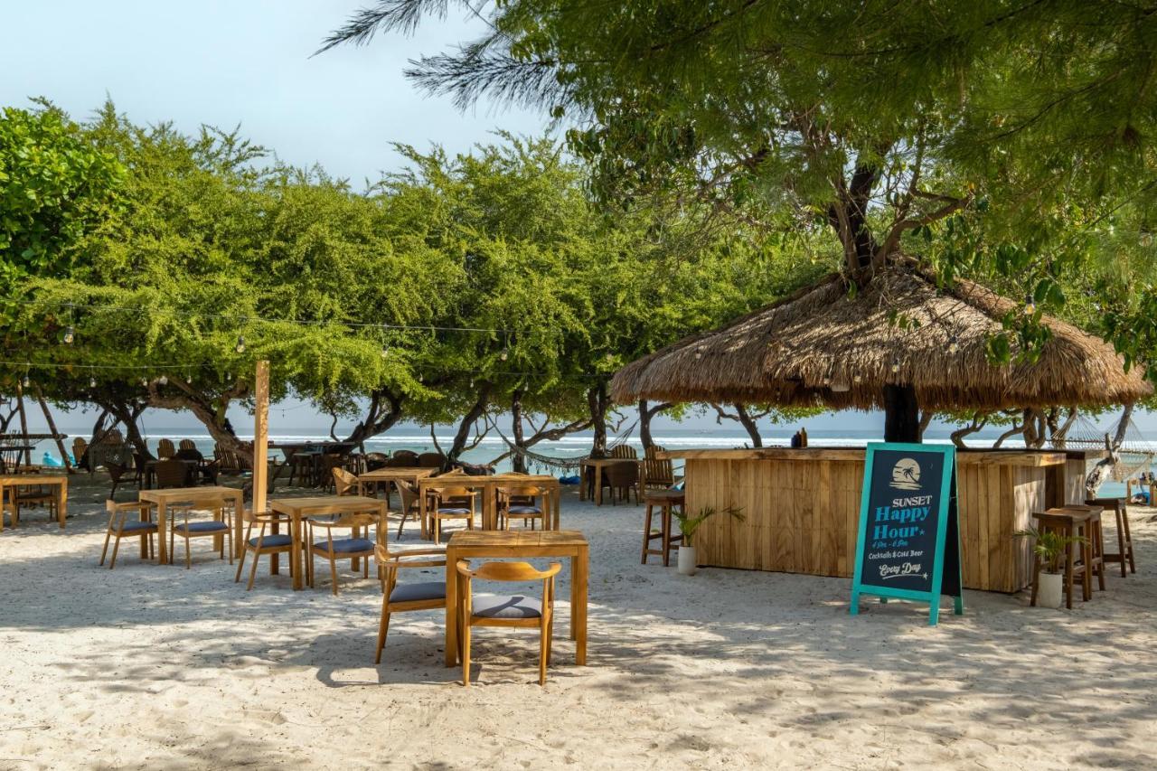 Gili Teak Beach Front Resort Gili Trawangan Eksteriør bilde